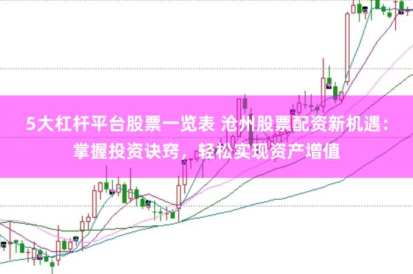 5大杠杆平台股票一览表 沧州股票配资新机遇：掌握投资诀窍，轻松实现资产增值