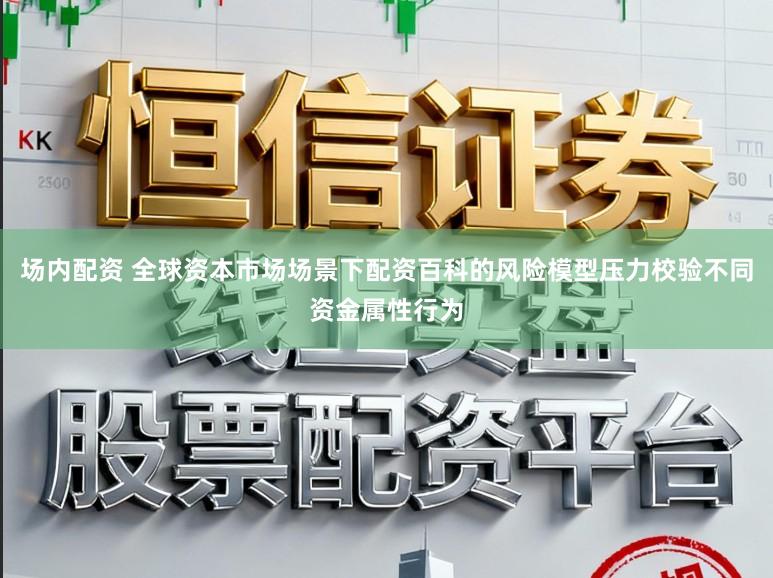 场内配资 全球资本市场场景下配资百科的风险模型压力校验不同资金属性行为