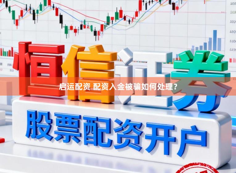 启运配资 配资入金被骗如何处理？